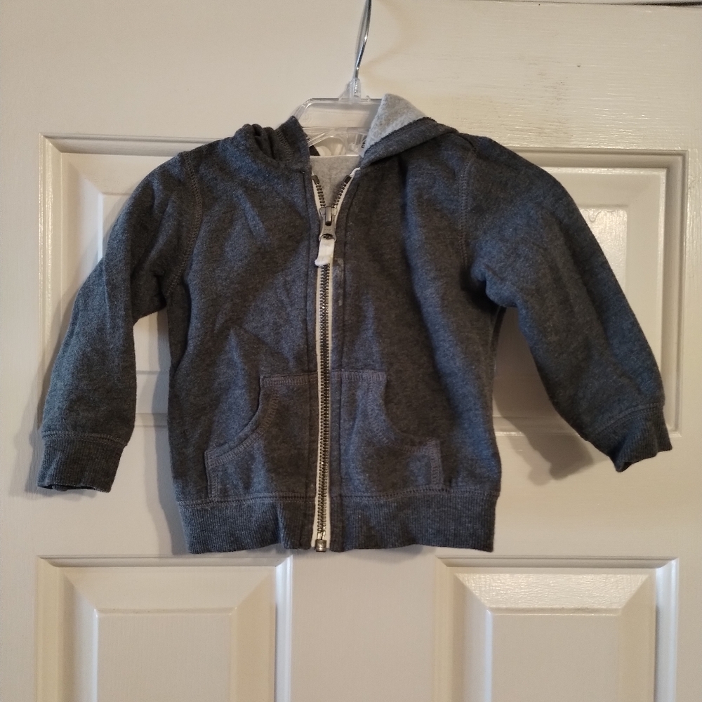 Carter's zip up hoodie sweatshirt 9M